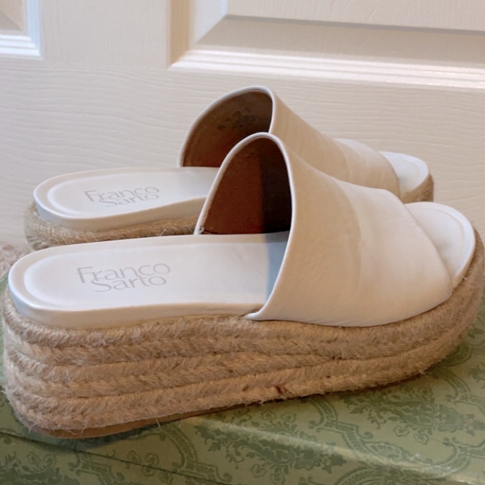 FRANCO SARTO 🇮🇹 TOLA ESPADRILLE WEDGE SANDAL